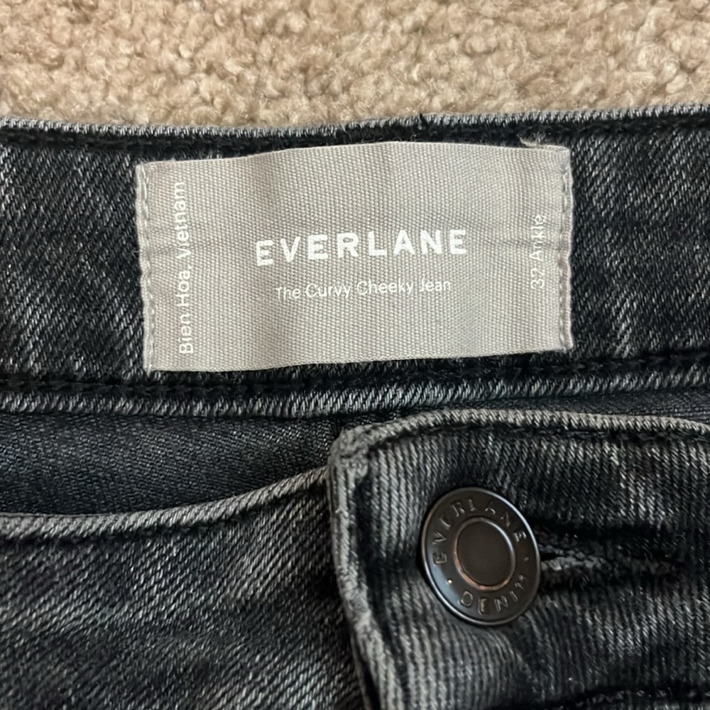 Everlane black jeans size 32 ankle - Picture 3 of 7